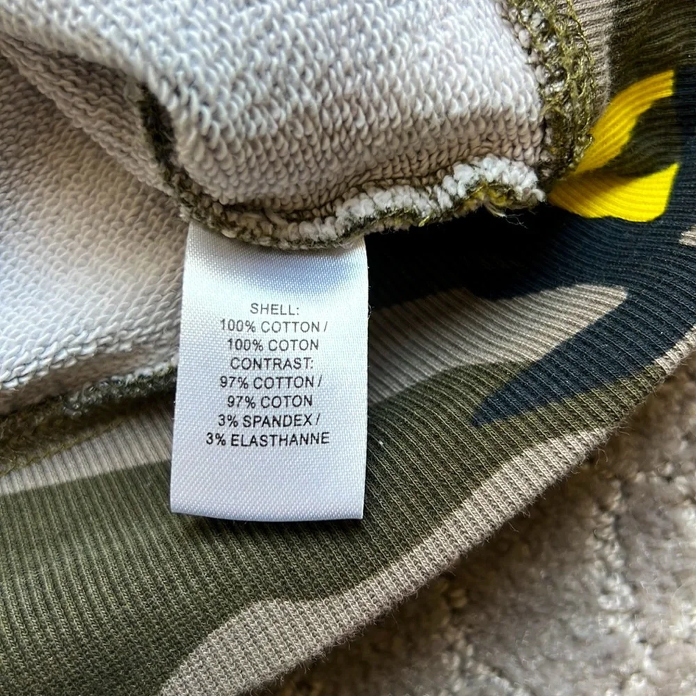 Pam & Gela Pop Camo Puff Sleeeve Sweatshirt - Picture 9 of 10